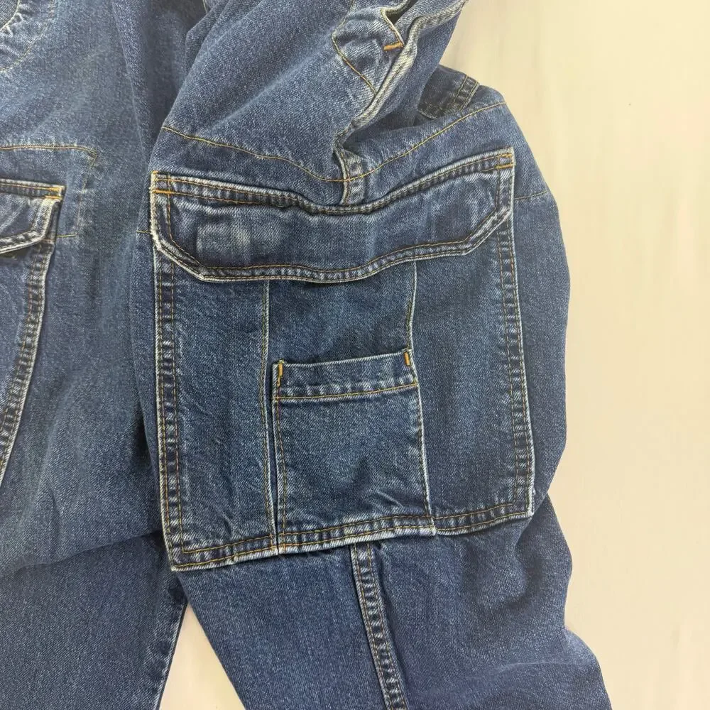Vintage y2k US Polo Assn Carpenter Jeans Mens 33x32 Baggy Grunge Skater Wide Leg